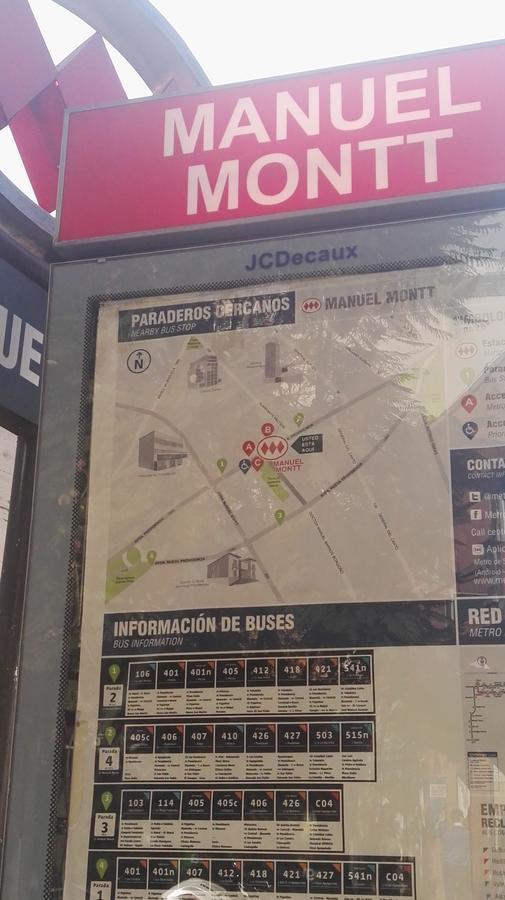 Metro Manuel Montt Apartamento Santiago Exterior foto